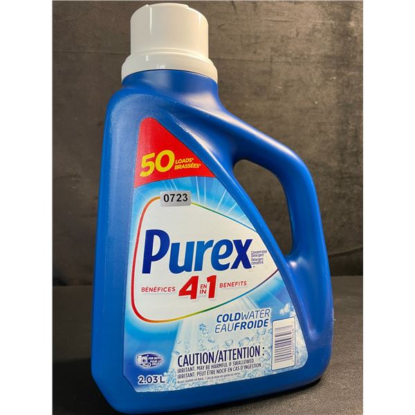 1 Jug of Purex 4-in-1 Coldwater Liquid Laundry Detergent - 2.03L/50 Loads - New