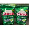 Image 1 : 2 Bags of Cascade Complete Fresh Scent w/ Dawn Dishwasher Pods (32 Pods Each) - New