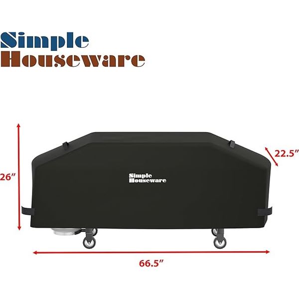 1 SimpleHouseware 36" Griddle Flat Top Grill Cover for BBQ Grills - New!