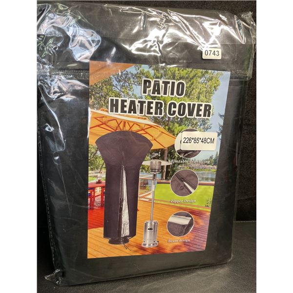 1 Patio Heater Cover for Outdoors - 226 x 85 x 48cm - Zipper Design - New