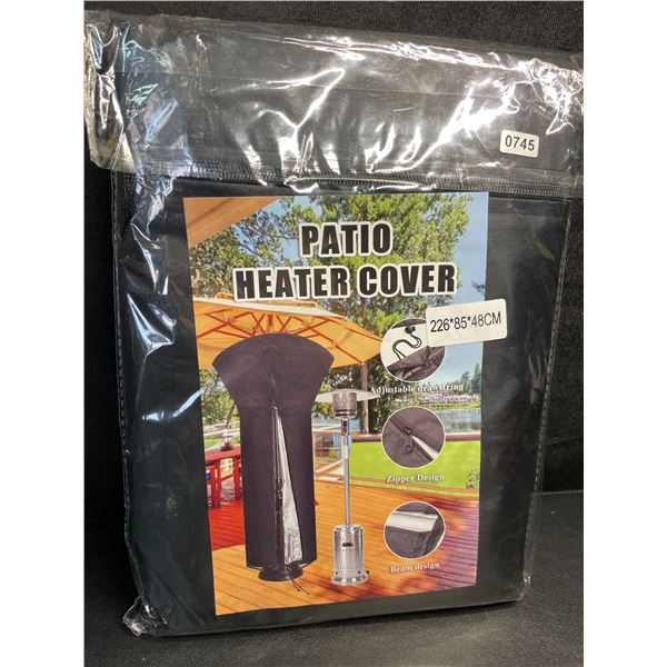 1 Patio Heater Cover for Outdoors - 226 x 85 x 48cm - Zipper Design - New