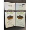 Image 1 : 2 Boxes of Viva Naturals Organic Castor Oil (473ml) Pure & Fragrance Free - New