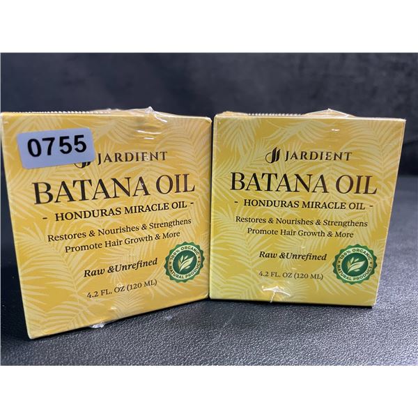 2 Jardient Batana Oils - Honduras Miracle Oil (120ml Each) Restores & Strengthens/Grows Hair - New