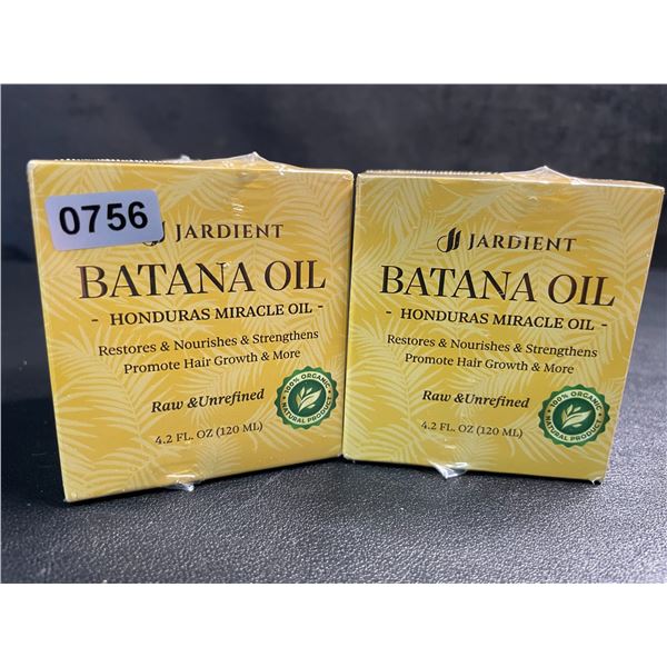 2 Jardient Batana Oils - Honduras Miracle Oil (120ml Each) Restores & Strengthens/Grows Hair - New