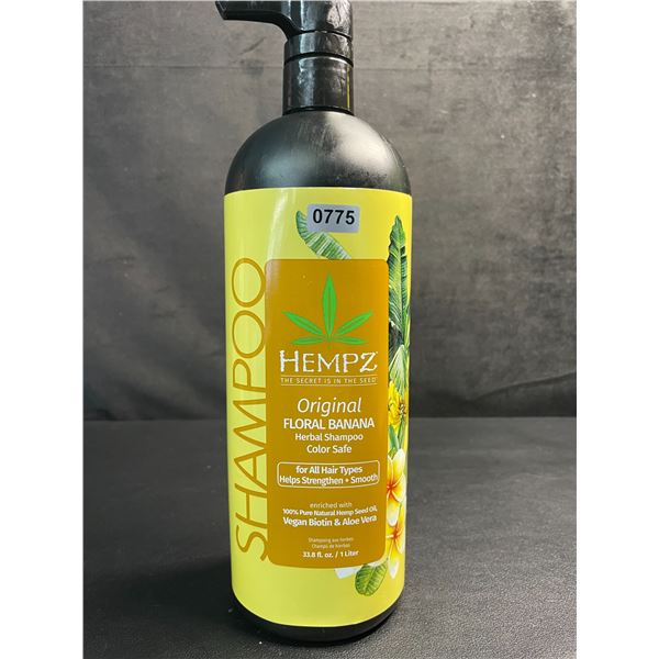 HEMPZ Original Floral Banana Herbal Shampoo (1L) Color Safe/For All Hair Types - New