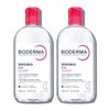 Image 1 : Bioderma 2-Pack Sensibo H20 Micellar Water/Makeup Remover Cleaner for Sensitive Skin (500ml) New