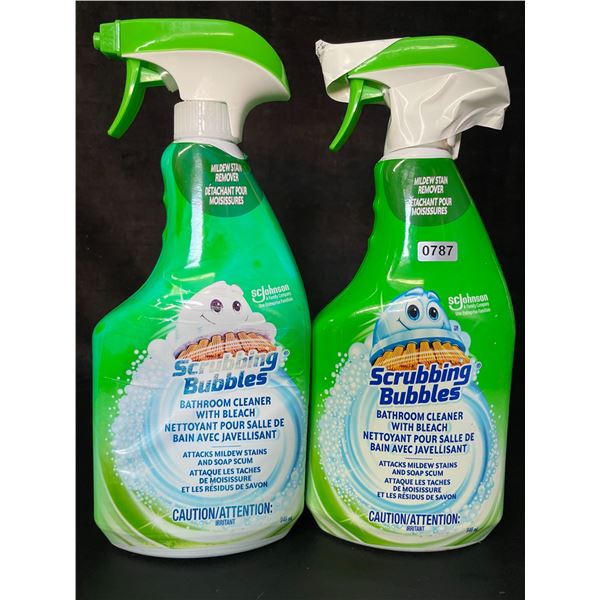 2 Scrubbing Bubbles Bathroom Cleaners with Bleach (946ml) - New
