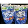Image 1 : 2 Bags of YumEarth Organic Gluten-Free Gummy Bears - 10 Snack Packs Each - New