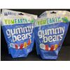 Image 1 : 2 Bags of YumEarth Organic Gluten-Free Gummy Bears - 10 Snack Packs Each - New
