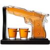 Image 1 : 1 KrownKitchen Pistol Whiskey Decanter Set (150ml) - Brand New!