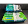 Image 1 : 2 Packs of Swiffer Wet Cloths - 12-Pack Fresh Scent + 20 Pack of Unstoppables Fresh Scent - New