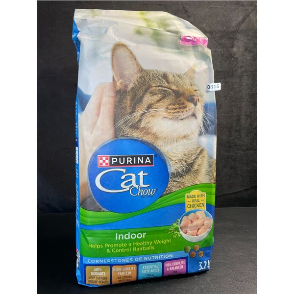 1 Bag of Purina Cat Chow Real Chicken Indoor Cat Food - 3.2KG Bag - New Sealed (BB: AUG 2026)