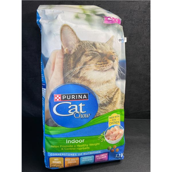 1 Bag of Purina Cat Chow Real Chicken Indoor Cat Food - 3.2KG Bag - New Sealed (BB: AUG 2026)