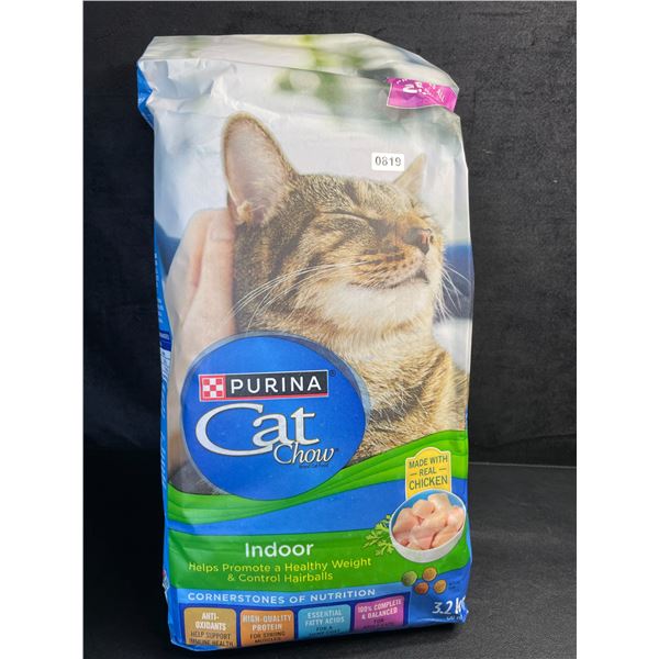 1 Bag of Purina Cat Chow Real Chicken Indoor Cat Food - 3.2KG Bag - New Sealed (BB: AUG 2026)