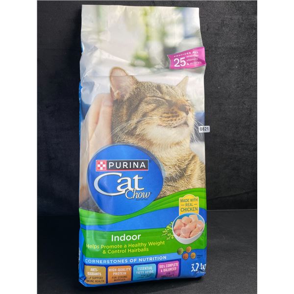 1 Bag of Purina Cat Chow Real Chicken Indoor Cat Food - 3.2KG Bag - New Sealed (BB: AUG 2026)
