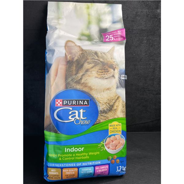 1 Bag of Purina Cat Chow Real Chicken Indoor Cat Food - 3.2KG Bag - New Sealed (BB: AUG 2026)