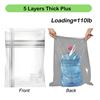 Image 3 : 15PC Vacuum Storage Bags - (4x Jumbo, 5x Large, 6x Medium) Space Saver Storage Bags - New