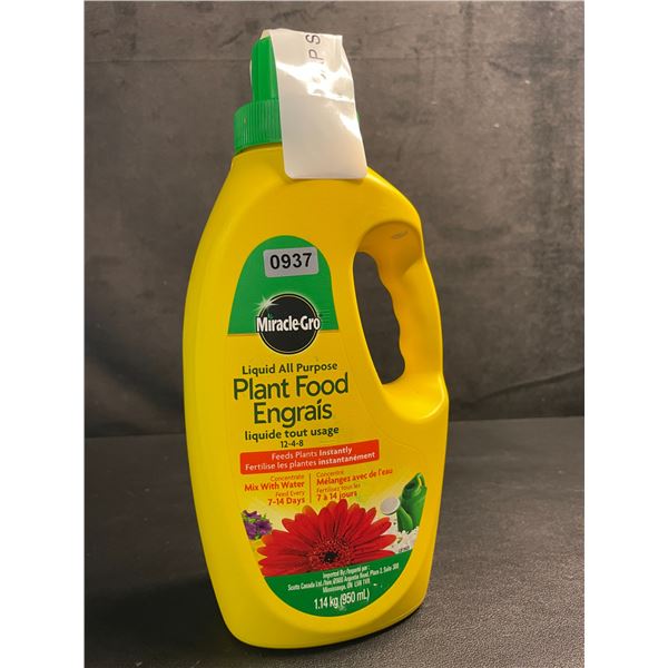 1 MiracleGro Liquid All-Purpose Plant Food - 950ml - New