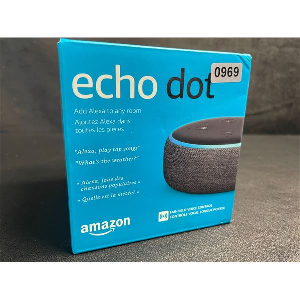1 Amazon Echo Dot (3rd Generation) Smart Speaker with Alexa - New Sealed