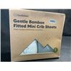 Image 1 : KeaBabies 2-Pack of Gentle Bamboo Fitted Mini Crib Sheets (42" x 26") - New