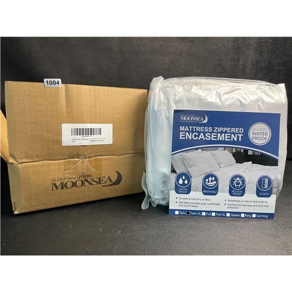 1 Zippered Twin XL Mattress Protector - Waterproof/Breathable Design - New