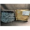 Image 2 : 100FT Roll of #12 Jack Chain - Bright Steel Zinc Coated - New