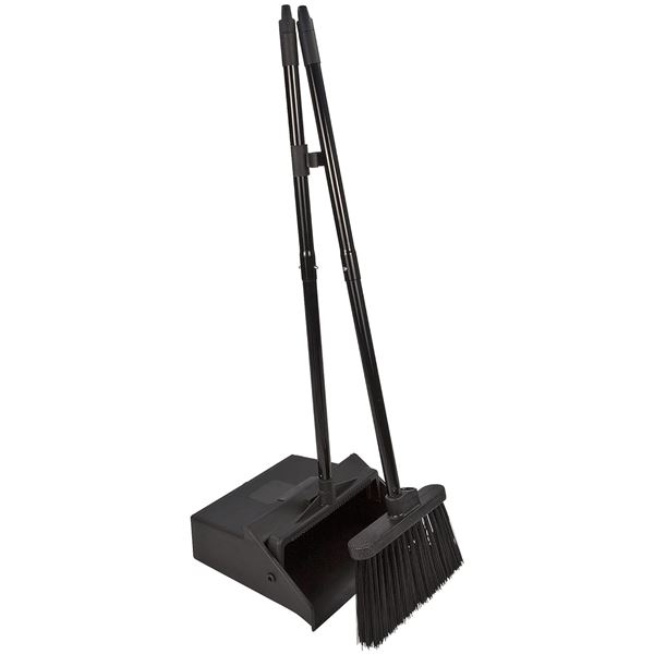 1 Carlisle Products Duo-Pan Upright Dust Pan & Broom Set (36"H) - New