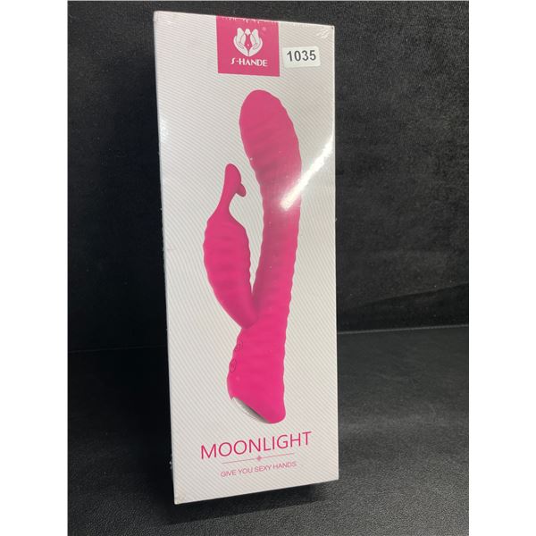 1 Moonlight Rabbit-Style Silicone Vibrator/Sex Toy for Women (Pink) - New Sealed