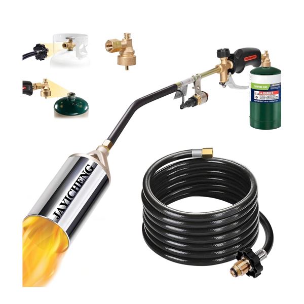 Propane Torch Kit for Fire Starting/Ice Melting/Weed Burning - New