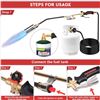 Image 5 : Propane Torch Kit for Fire Starting/Ice Melting/Weed Burning - New