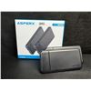 Image 1 : 2-Pack of Asperx 10,000mAh Power Banks/Portable Chargers - Brand New