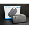 Image 1 : 2-Pack of Asperx 10,000mAh Power Banks/Portable Chargers - Brand New