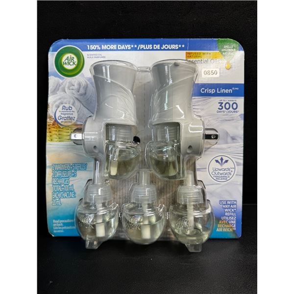 AirWick Essentials Plug In Aroma Diffusers with 3 Additional Refills - New DMG Box