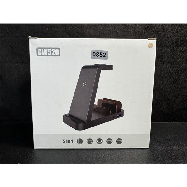 1 5-in-1 Charging Station - Pink - Brand New