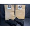 Image 1 : 2 2-Packs of Danish Endurance Black Heat Socks Fits Men Size 9-12 and Women Size 11-13- New