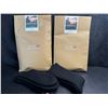 Image 1 : 2 2-Packs of Danish Endurance Black Heat Socks Fits Men Size 9-12 and Women Size 11-13- New