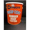 Image 1 : 1 Gallon Can (3.78L) of Hengs Industries Roof Coat Rubber Roof Coating - New DMG Can