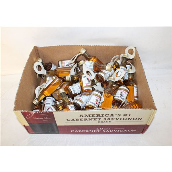 LOT OF 50ML CAPTAIN MORGAN SPICED RUM 35%