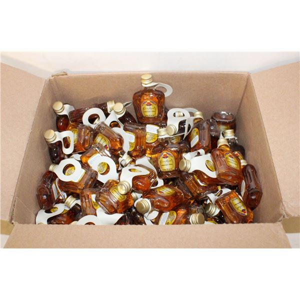 LOT OF 50ML CROWN ROYAL CANADIAN WHISKY 40%
