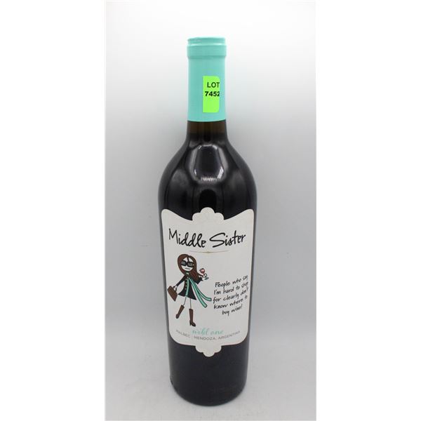 MIDDLE SISTER WILD ONE MALBEC 750ML 13.5%