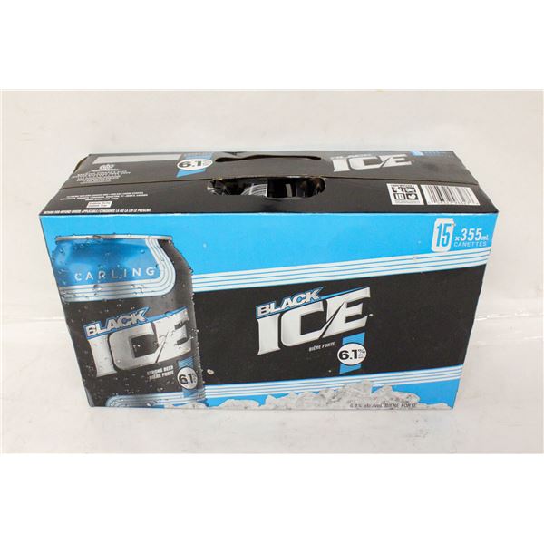 15 PACK BLACK ICE STRONG BEER 6.1% 355ML