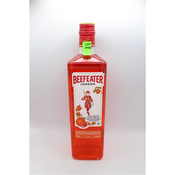 BEEFEATER LONDON DISTILLED GIN WITH HINT OF BLOOD