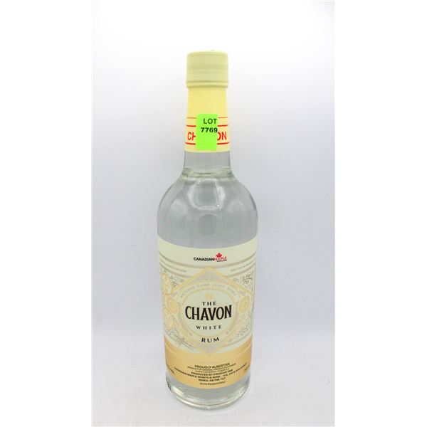 CANADIAN MAPLE THE CHAVON WHITE RUM 750ML 40%