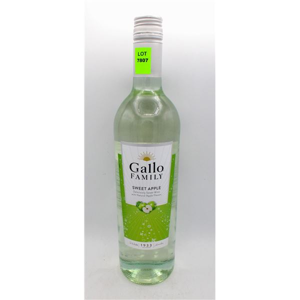 GALLO FAMILY SWEET APPLE WINE 750ML 9%