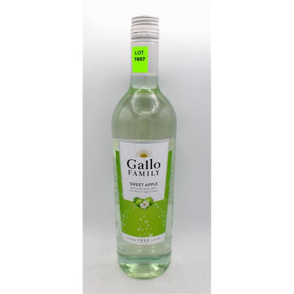 GALLO FAMILY SWEET APPLE WINE 750ML 9%