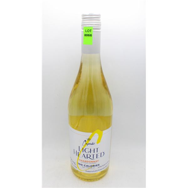 CUPCAKE LIGHT HEARTED CHARDONNAY 750ML 8%
