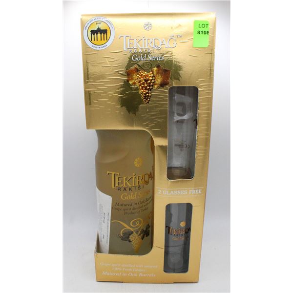 TEKIRDAG RAKISI GOLD SERIES GRAPE SPIRIT GIFT SET