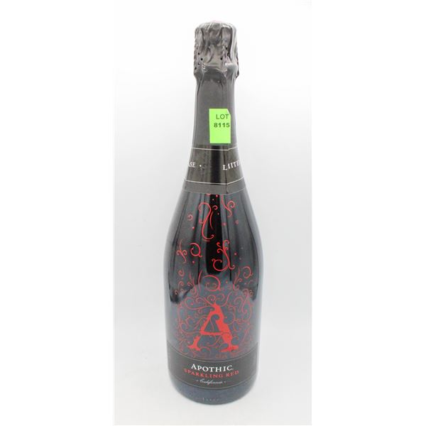 APOTHIC SPARKLING RED WINE 750ML 11.5%
