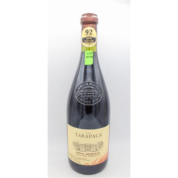 2016 VINA TARAPACK GRAN RESERVA ORGANIC WINE