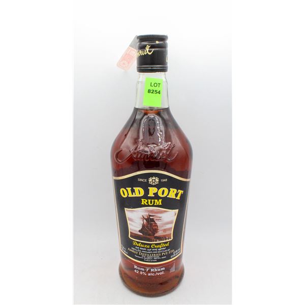 OLD PORT RUM DELUXE CRAFTED RUM 750ML 42.8%